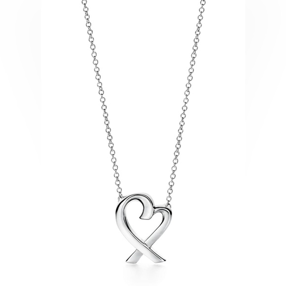 Tiffany Paloma Picasso Loving Heart Pendant Necklace